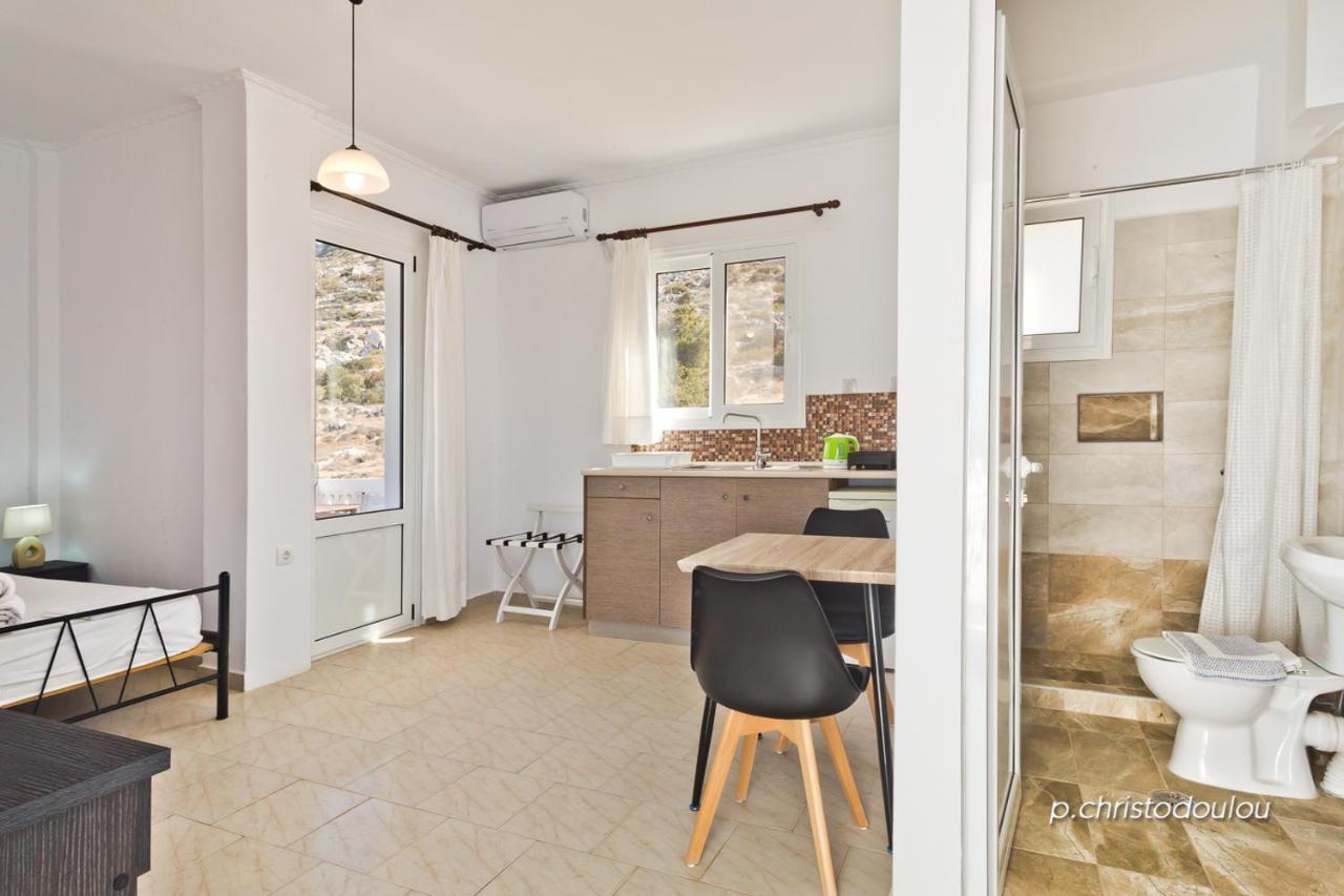 Albatros Studios & Apartments Lefkos  Dış mekan fotoğraf