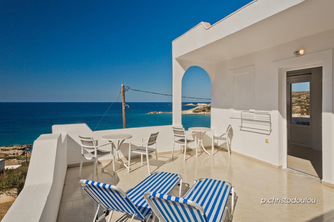 Albatros Studios & Apartments Lefkos  Dış mekan fotoğraf